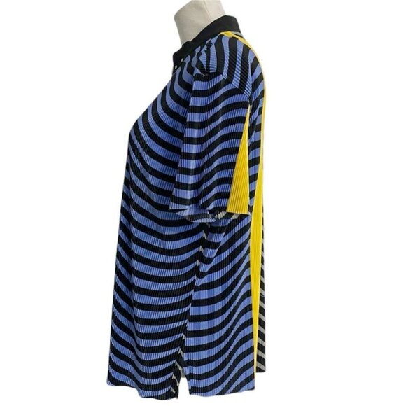 Jamie Sadock Size XL Short Sleeve Golf Shirt Colorful 3/4 Zip - Picture 4 of 9